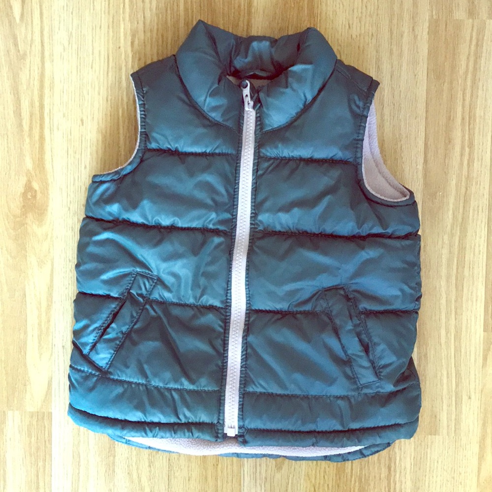 Boys Green Puffee Vest